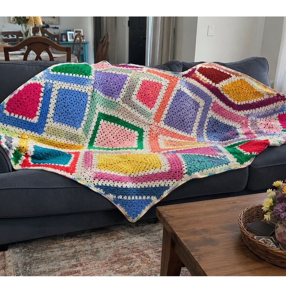 1980's Handmade Afghan